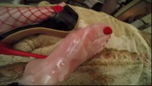 feet shemale load - Huge cumload on shemale feet - ThisVid.com